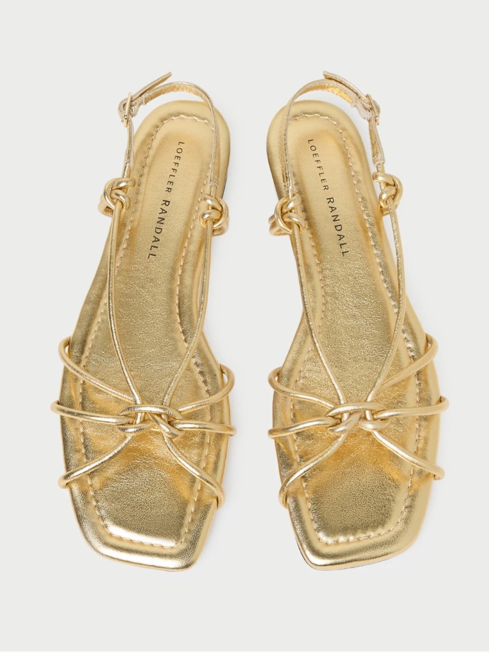 Loeffler Randall Karley Light Gold Sandals